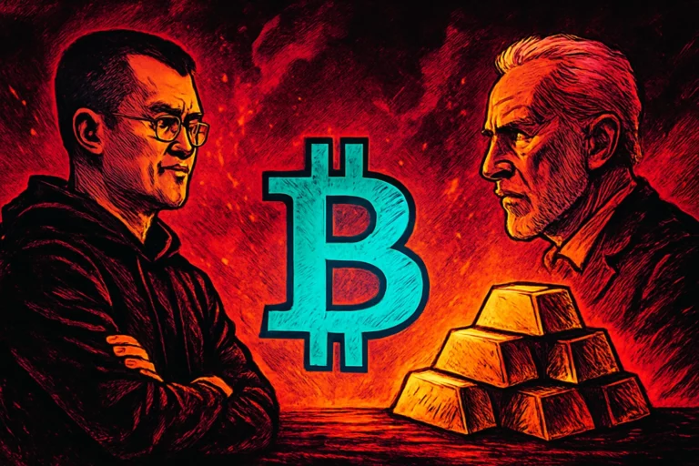 CZ Zhao Changpeng จะอภิปราย Peter Schiff ผู้ร้าย Bitcoin! Digital Gold BTC กับ Tokenized Gold: ใครพอใจกับคุณลักษณะทางการเงินมากกว่ากัน?